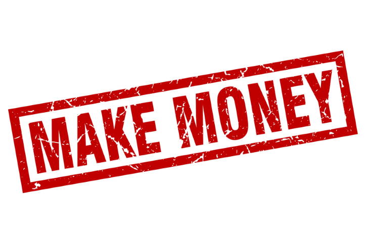 A red header reading 'MAKE MONEY' on a white background.